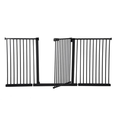 Tohu 28.7-64.1" Baby Gate Extra Wide, Safety Dog Gate for Stairs Easy Walk Thru Auto Close Pet Gates for The House, Doorways, Child Gate Includes 4 Wall Cups