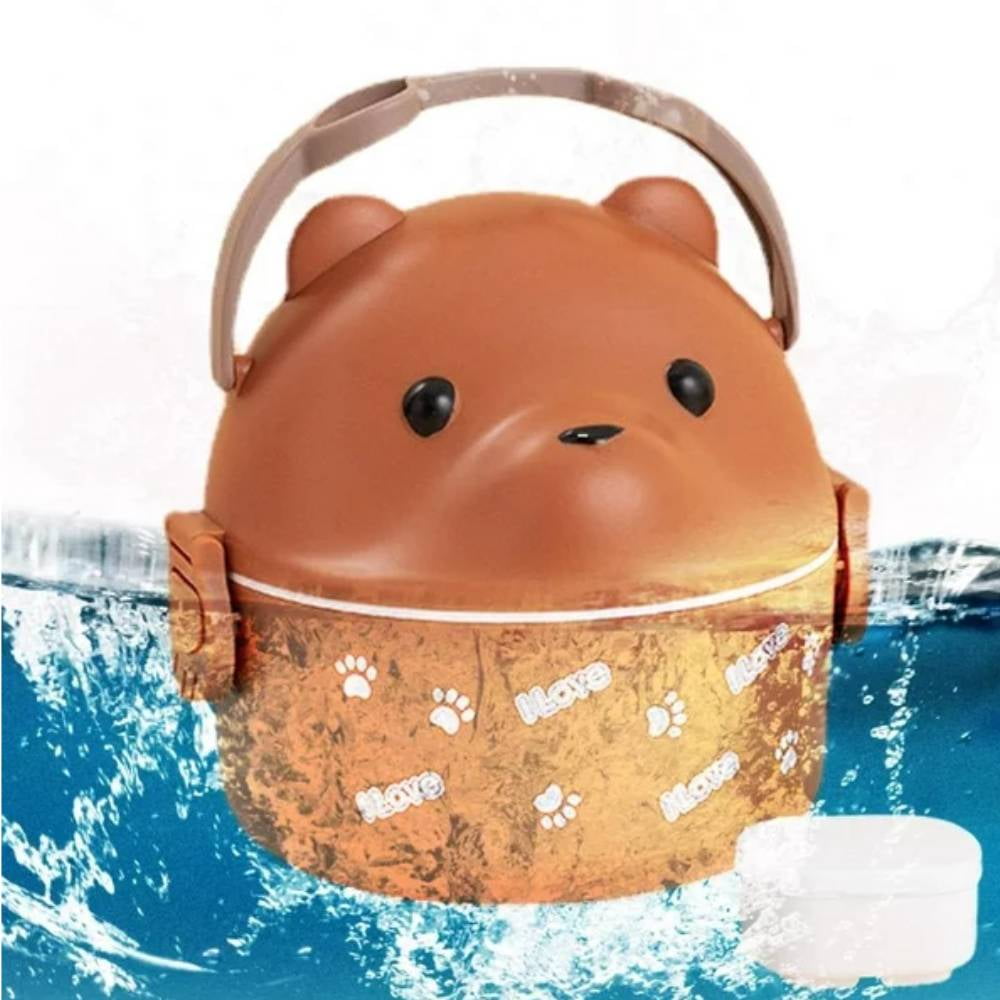 Stainless Steel Lunch Box - Bear – click99c