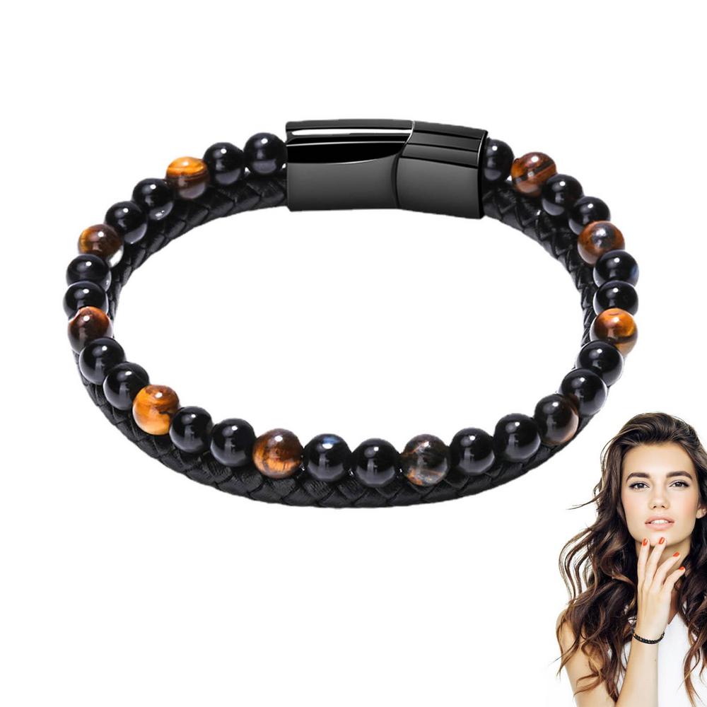 Tohuu Hematite Bracelet Humanic Pro MAXHematie Beaded Bracelets Natural