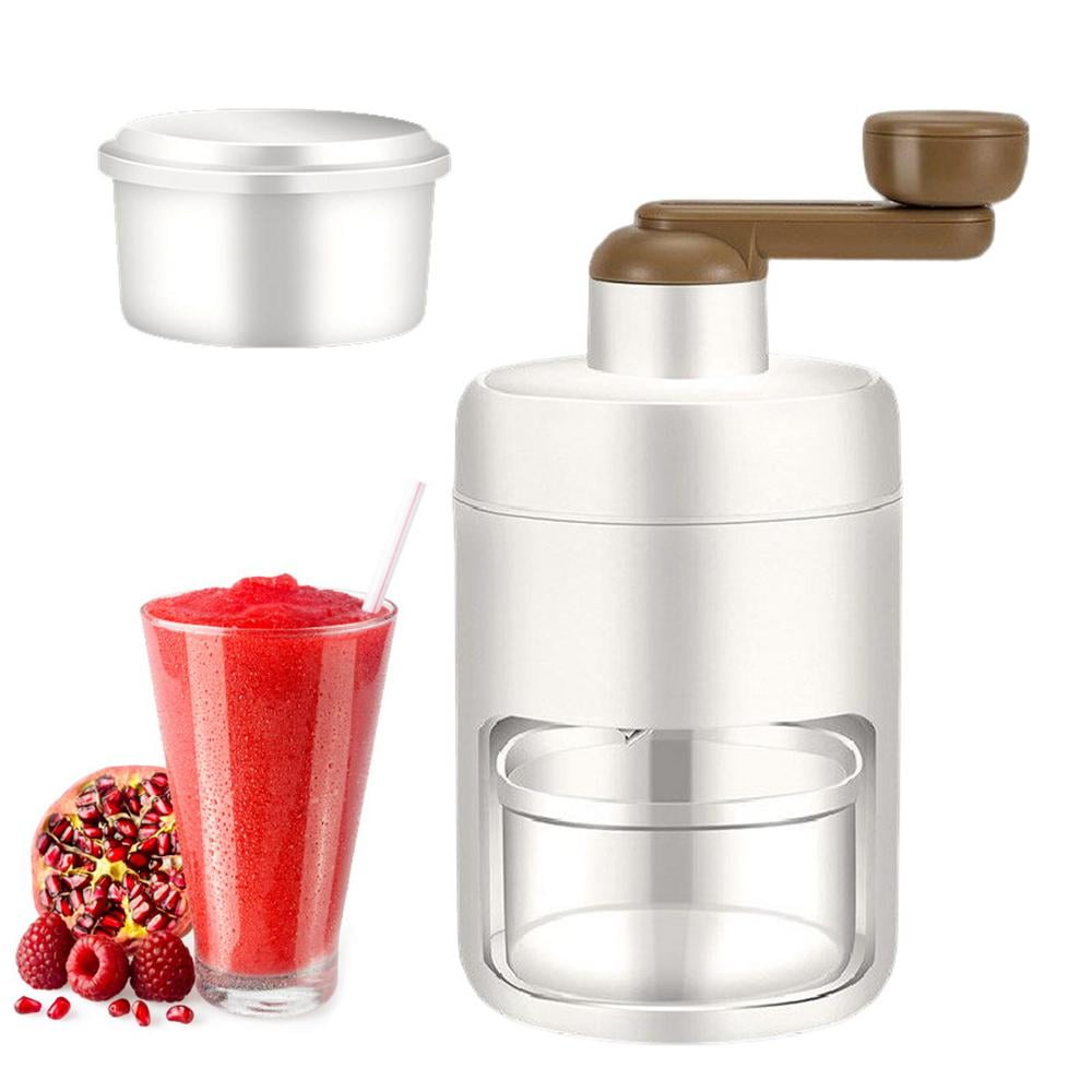 Tohuu Manual Ice Crusher Cocktails Slush Machine Ice Cube Crushed