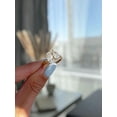 thumbnail image 1 of Toi Et Moi 2.00 carat Moissanite Lab-Grown Diamond Engagement Ring, Pear & Oval Cut Two Stone Vintage Gold Ring, You and Me Birthstone Promise Ring Size- (5 - 13) Available, 1 of 6