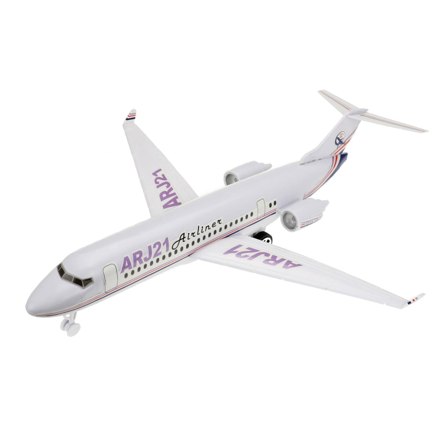 Toi-Toys passenger aircraft friction white 40 x 44 cm