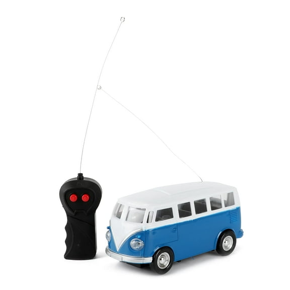 Toi-Toys retro van with light blue Retro Bus Blue