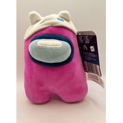 Toikido Among Us Plush Pink with Cat Hat, 1 Count