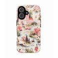 thumbnail image 1 of Toile Pattern Graphic Art Phone Case for 11 12 13 14 15 16 Pro Max, Classic Retro Style, 1 of 2