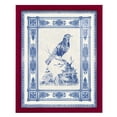 thumbnail image 1 of Toile de Jouy I -Framed Print w/glass-Cherry Red, 1 of 7
