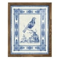 thumbnail image 1 of Toile de Jouy I -Framed Print w/glass-Walnut, 1 of 7