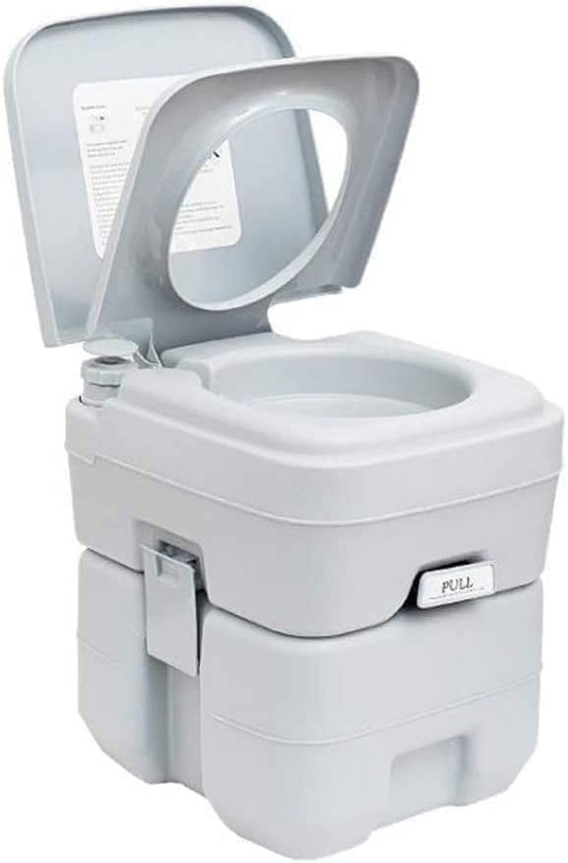 Toilet, 5 Gallon Waste Tank Indoor Outdoor Camping Porta Potty with