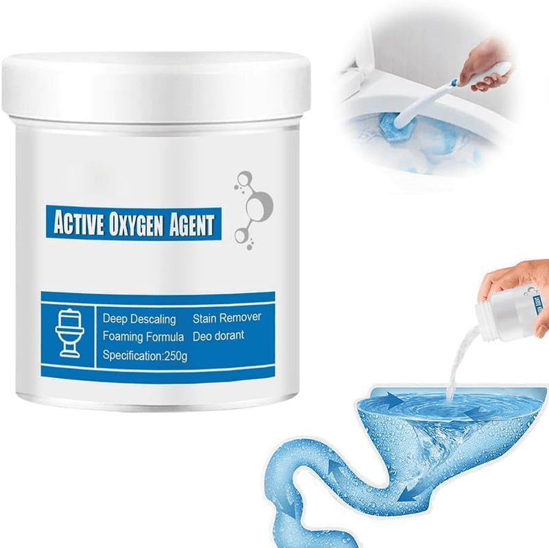 Toilet Active Oxygen Agent, 2024 Upgrade Foam Toilet Cleaner Automatic