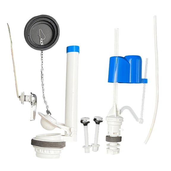 Toilet Adapter Handles Double Push Button Flush Toilet Water Tanks Double Crescents Shape Flush Handles Replacement