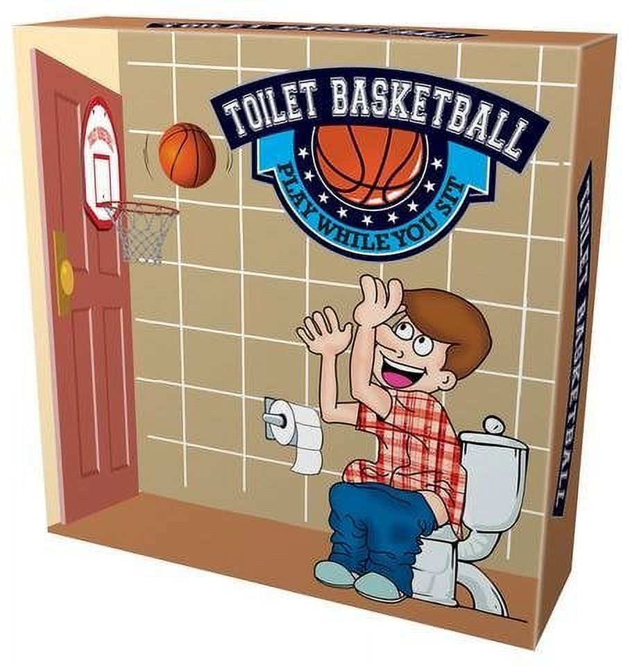 Toilet Basketball Play While You Sit