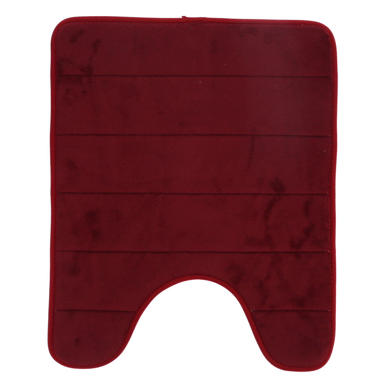 Toilet Bath Rug UShaped Nonslip Absorbent Bathroom Mat Cushion Floor