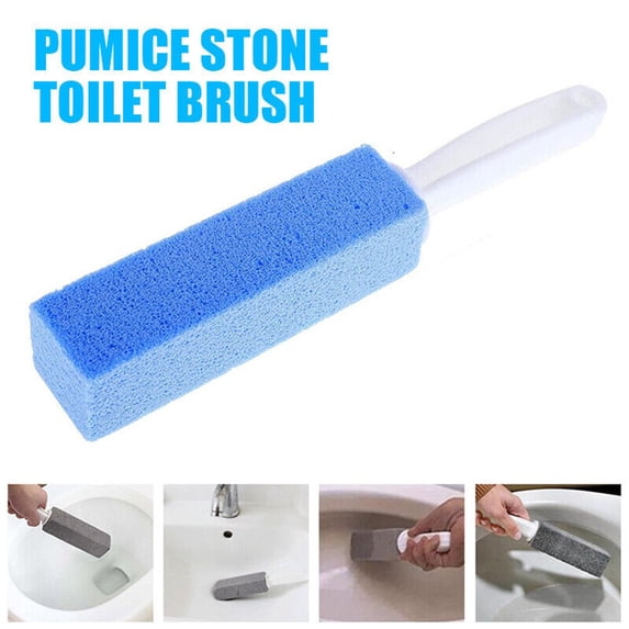 Toilet Bathroom Brush Pumice Stone Convenient Dead Corner Crevice Cleaner