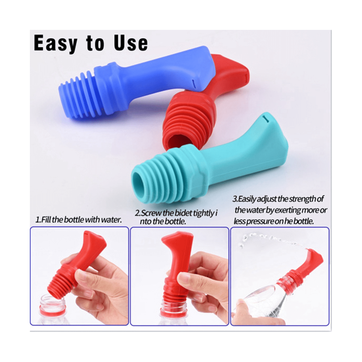 Toilet Bidet Attachment Smart Bidets UltraSlim Nozzles Self Portable