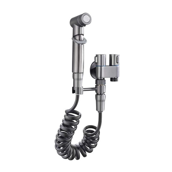 Toilet Bidet Sprayer | Brass Handheld Bidet | Tank or Wall Mount | Multi-Functional for Baby Shower & Pet Cleaning | 1 Set