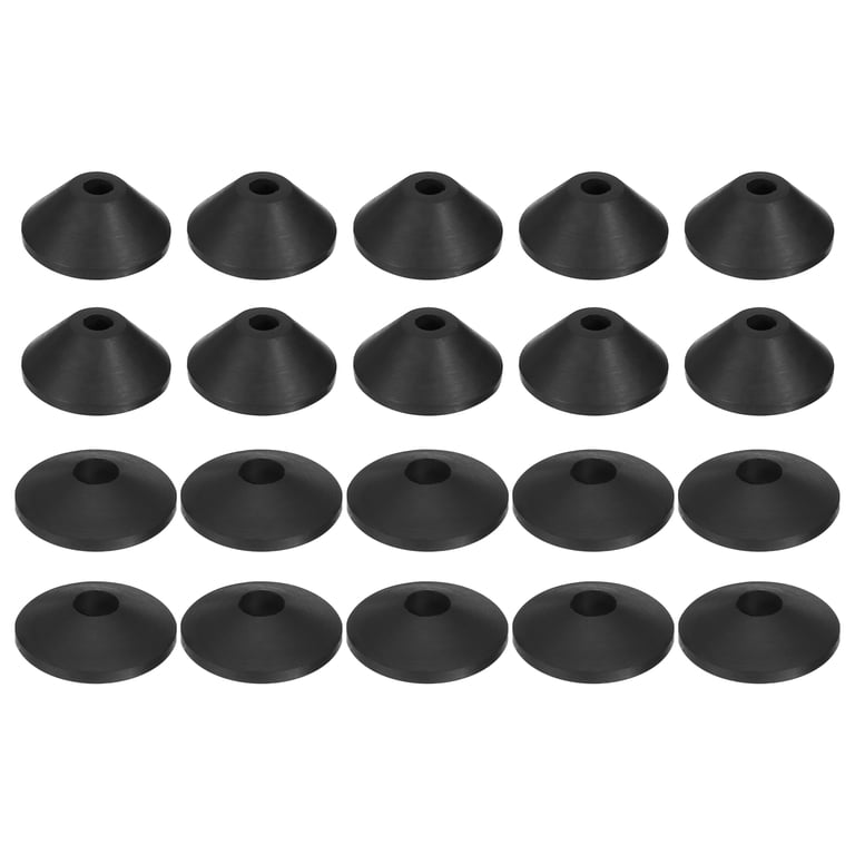 AYLIFU 12-Pack Toilet Bolt Rubber Washers – M6 & M8 Conical Sealing Kit For Toilet Tank Leak Prevention & Repair