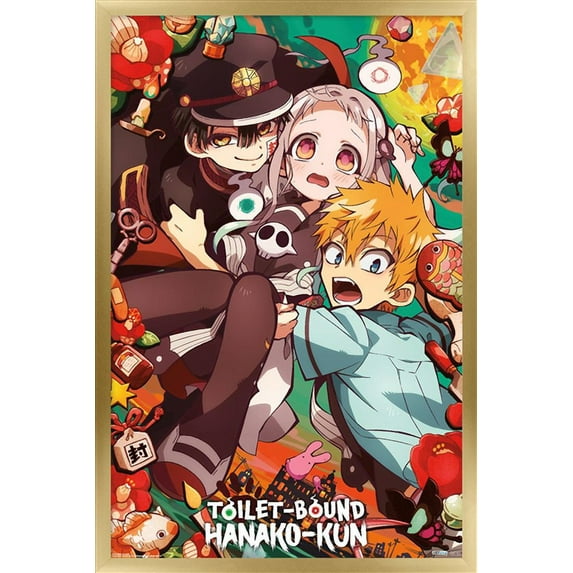 Toilet-Bound Hanako-Kun - Group Wall Poster, 22.375" x 34", Framed