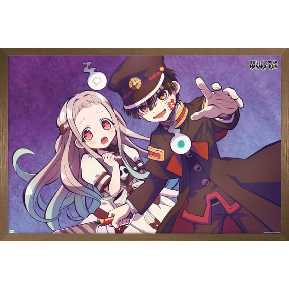Toilet-Bound Hanako-Kun - Knife Wall Poster, 14.725" x 22.375" Framed