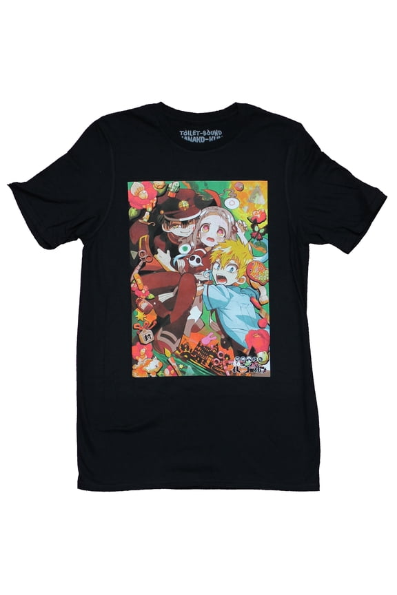 Toilet Bound Mens T-Shirt - Character Group Key Art Image (Large)