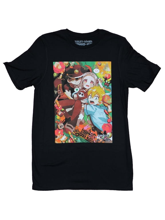Toilet Bound Mens T-Shirt - Character Group Key Art Image (X-Large)