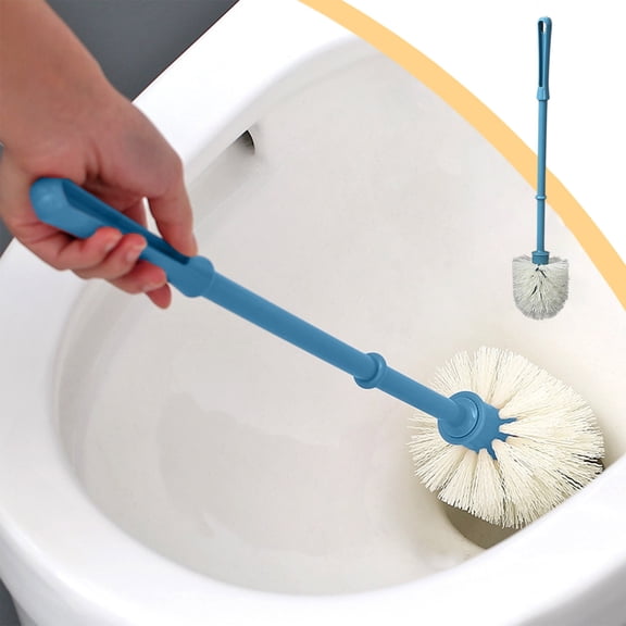 Toilet Bowl Brush Compact Toilet Cleaner Brush For Bathroom Cleaning Long Handle Brush Compact Size For Storage And Organization