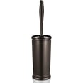 thumbnail image 1 of Toilet Bowl Brush Holder Set: Bathroom Deep Cleaning Toilet Scrubber Rim Cleaner with Caddy for Restroom Rv - Hidden Modern Elegant Toilet Clean Decorative Accessories - Bronze, 1 of 8