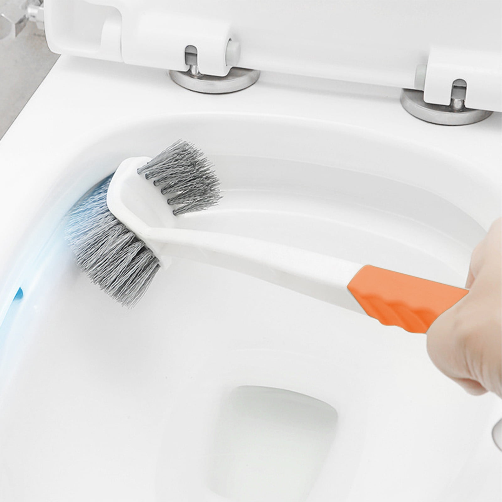 Toilet Bowl Brush and Holders with 2 Type Capability BrushRubber Brush