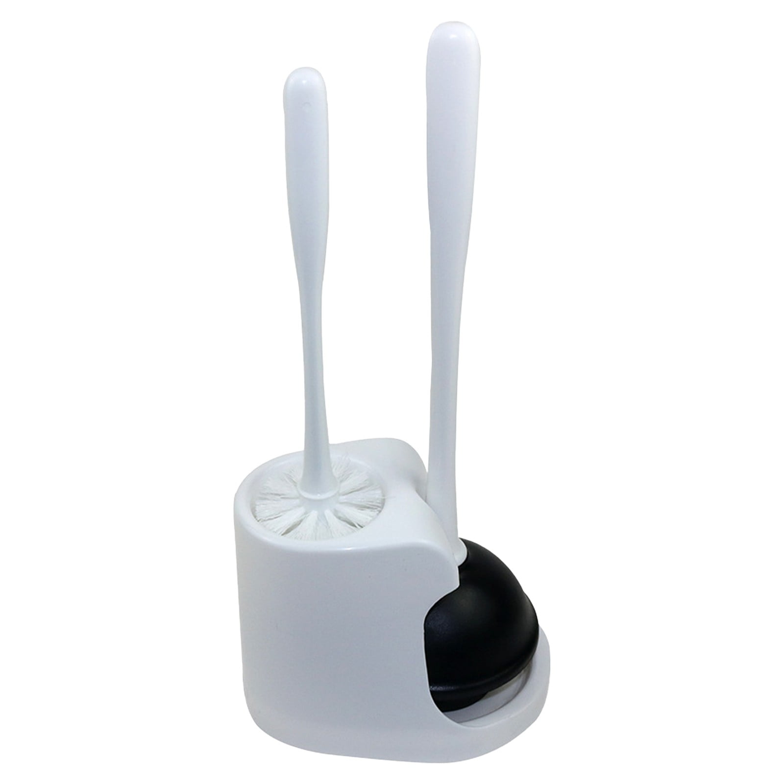 Toilet Bowl Brush & Plunger Combo Set with Storage Caddy, Toilet Plunger for Bathroom, Bathroom Organizers & Storage, Bathroom Accessories, Toilet Unclogger, Long Handled Toilet Brush, 1 Set