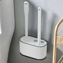 Toilet Bowl Brush, Toilet Brush Set, Bathroom Accessories, Toilet Bowl Cleaners, Deep Cleansing, Multifunctional Hanging Toilet Brush Set, for Bathroom