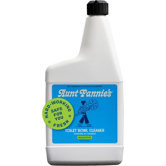 Toilet Bowl Cleaner, Bleach-Free Cleaner Powered by Vinegar, Freshens and Removes Stains, Eucalyptus Scent, 24 fl oz, Pack of 1