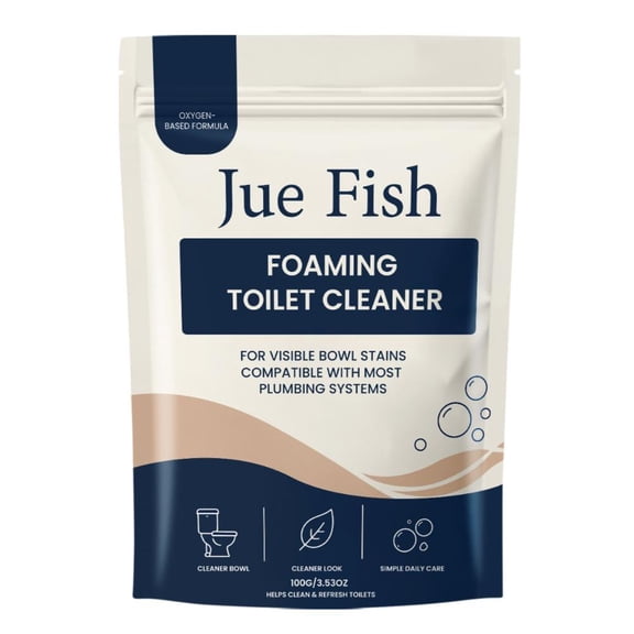Toilet Bowl Cleaner, Foaming Cleaning Powder, Fast Dissolving Foam Formula, No Scrubbing, -Free, Easy Flush Toilet Care Powder for Bathroom Routine