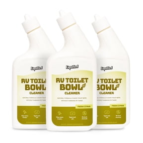 Liquified RV Toilet Bowl Cleaner for Black Tank Treatment, Septic-Safe Bathroom Cleaner, Citrus Scent, 3 Pack
