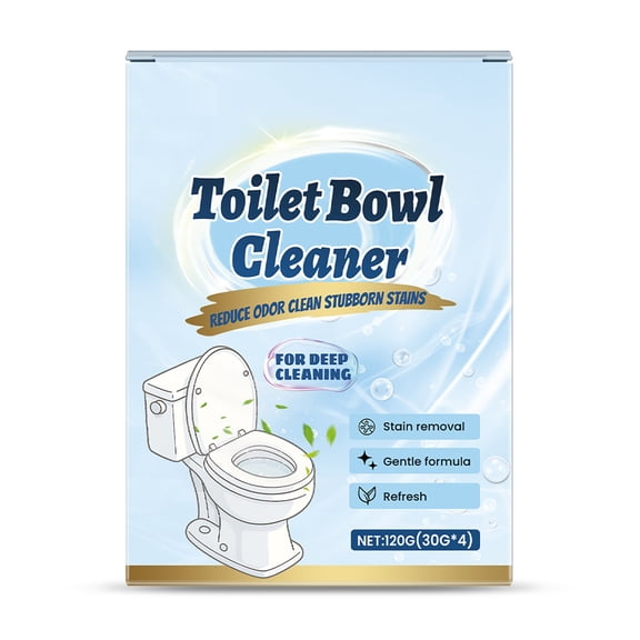 Toilet Bowl Cleaner Powder, Pumice Stone Toilet Bowl Clean Brush Cleans Hard Water Rings and Calcium Buildup, Use for Toilet and Bathroom