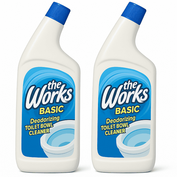 Toilet Bowl Cleaner - Power Liquid Formula Toilet Bowl Cleaners, 24 oz. (Blue Cleaning Towel Included) - 3 PACK