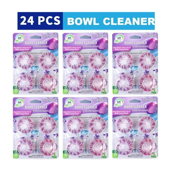 Toilet Bowl Cleaner Tablets - 12/24 Pack, Automatic Toilet Cleaning, Deodorizing, Yellow Stain & Odor Removal, Deep Clean for Toilets - Fresh Scent