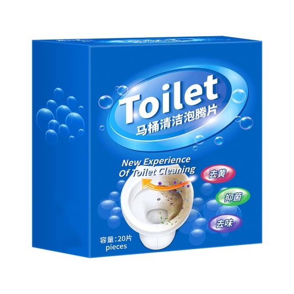 Toilet Bowl Cleaner Tablets - Automatic Bleach Toilet Cleaner Tablets,Slow-Releasing Deodorizing & Descaling,Bathroom Tank Cleaner