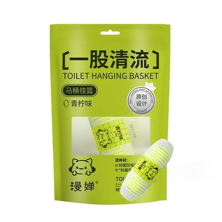 Toilet Bowl Cleaners, Hanging Toilet Cleaner, Bathroom Freshener, Automatic Bathroom (lime scent) Deodorizer