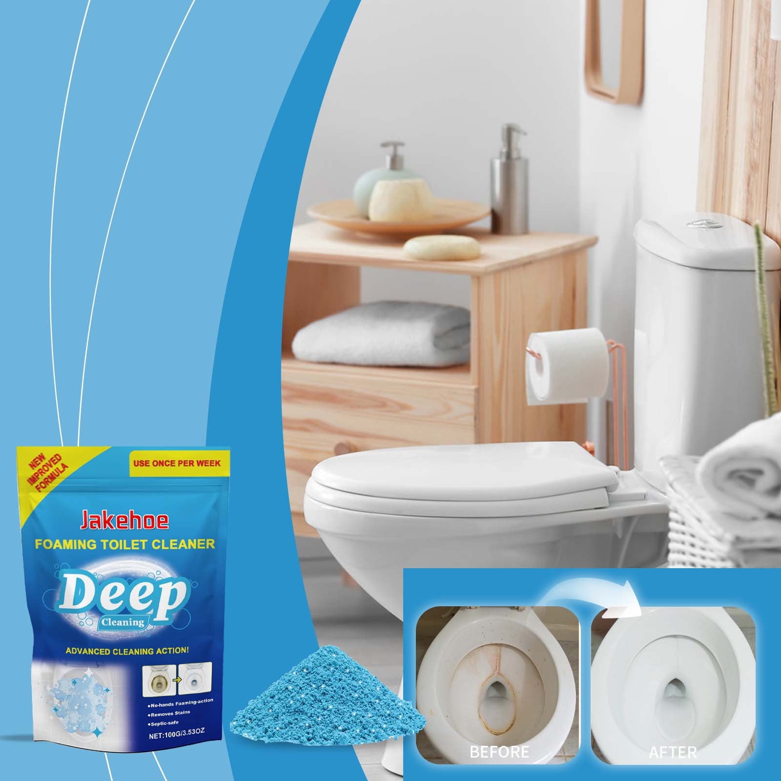 Toilet Bowl Cleaners, Power Foaming Toilet Cleaner, Toliet Odor