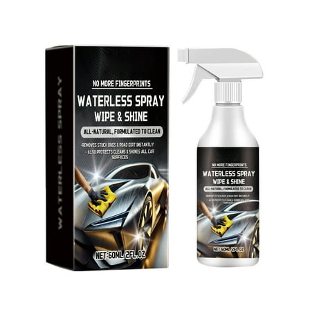 Toilet Bowl Cleaners Qwtwty Car Cleaner No Water Wash Stain Removal Fingerprint Removal Bird Droppings Brightness 60ml