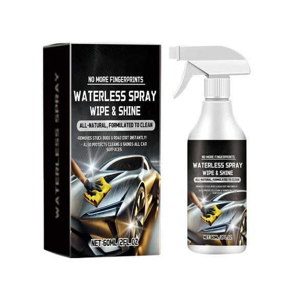 Toilet Bowl Cleaners Qwtwty Car Cleaner No Water Wash Stain Removal Fingerprint Removal Bird Droppings Brightness 60ml