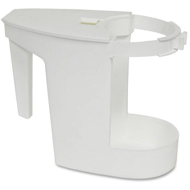 Toilet Bowl Mop Caddy White