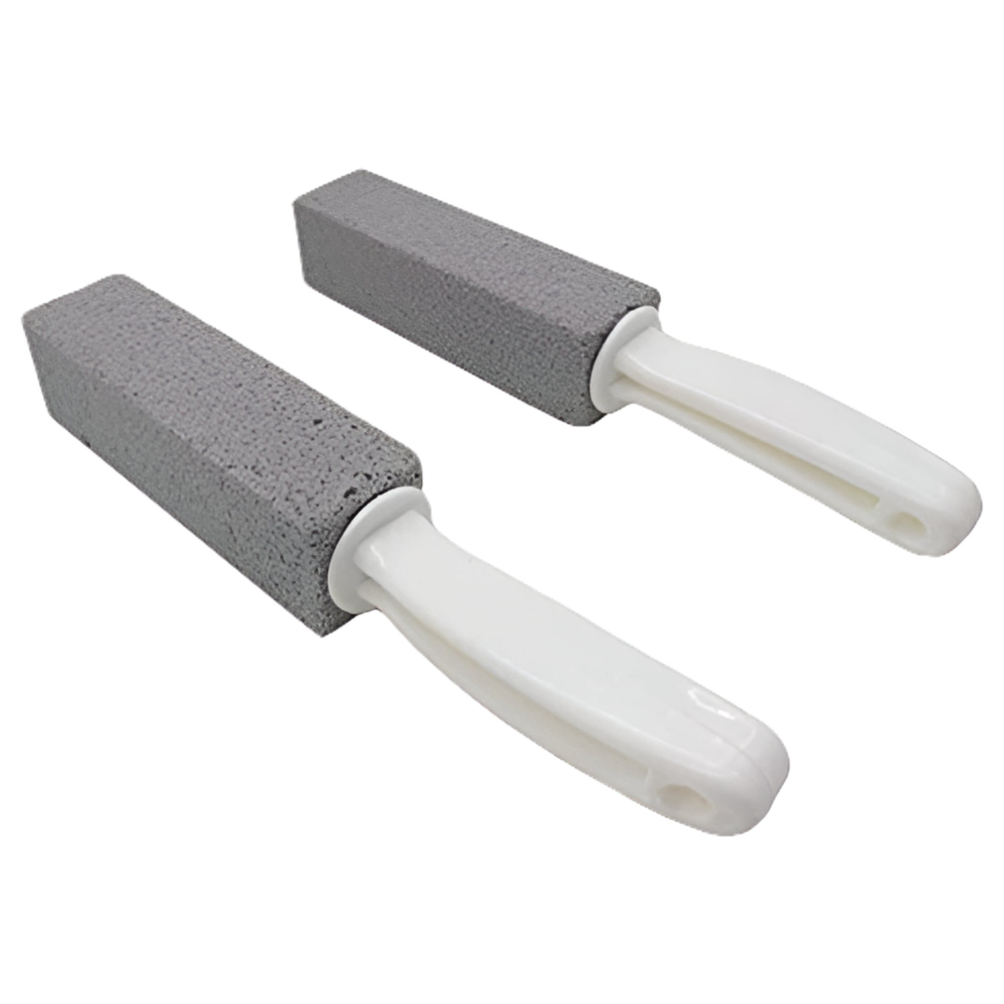 MOMENTUM BRANDS Toilet Bowl Pumice Cleaning Stone with Handle - Sturdy, High Density, Rust Grill Griddle Cleaner for Kitchen/Bath/Pool/Spa/Household Cleaning 2 Pack