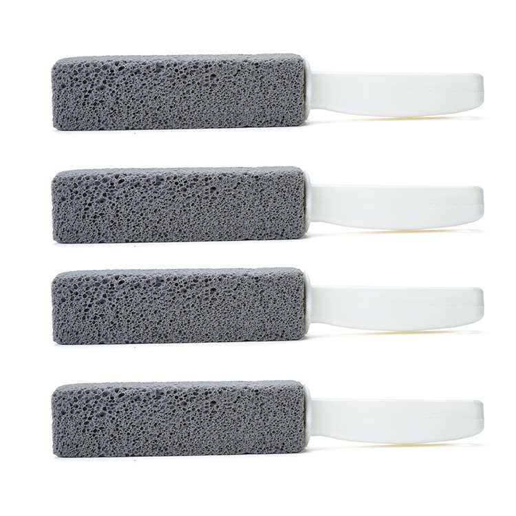 Toilet Bowl Ring Remover, Grey Pumice Stone with Handle, Removes ...