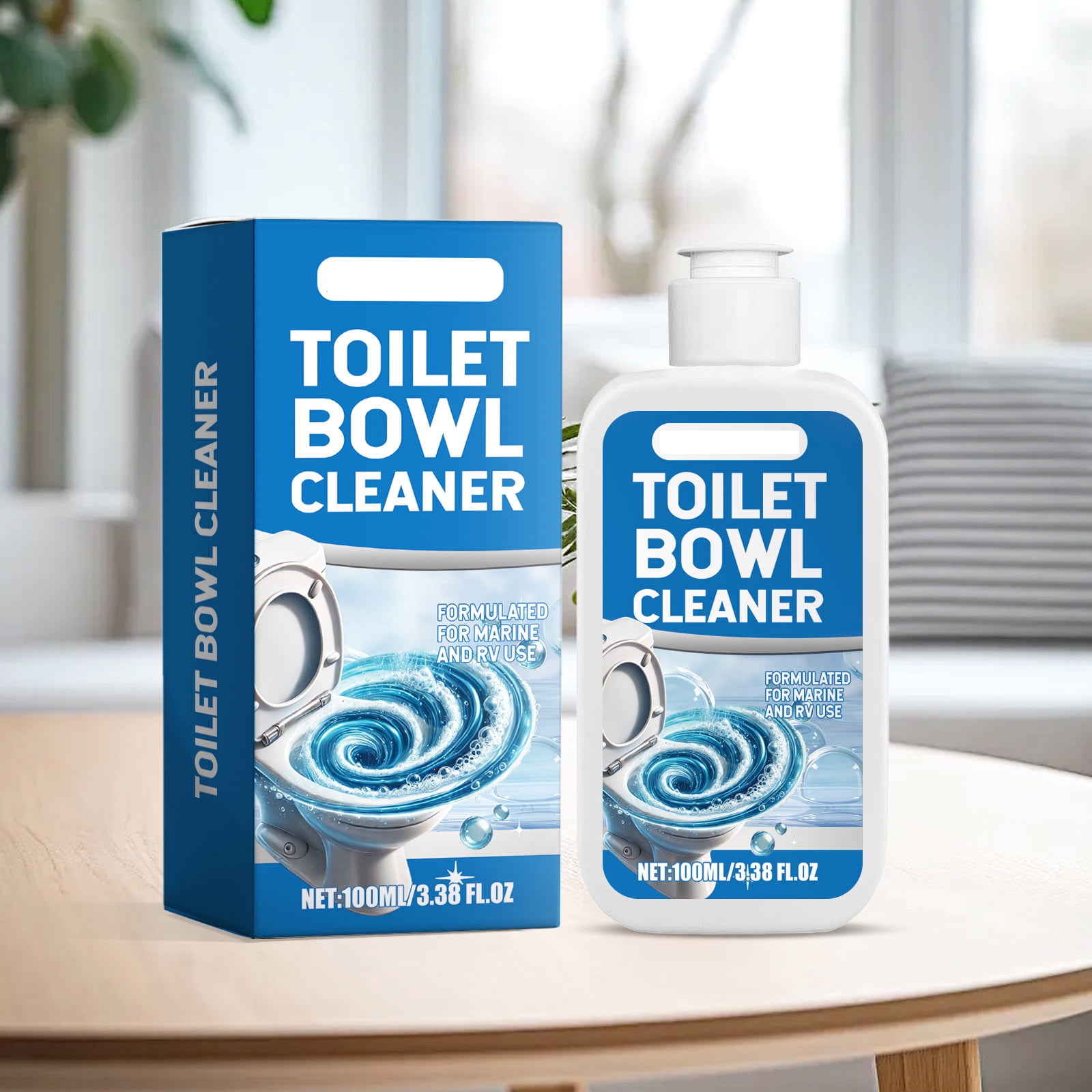 Toilet Bowl Stain Remover Porcelain Sink, Tub & Bowl Concentrated formula Removes Hard Water