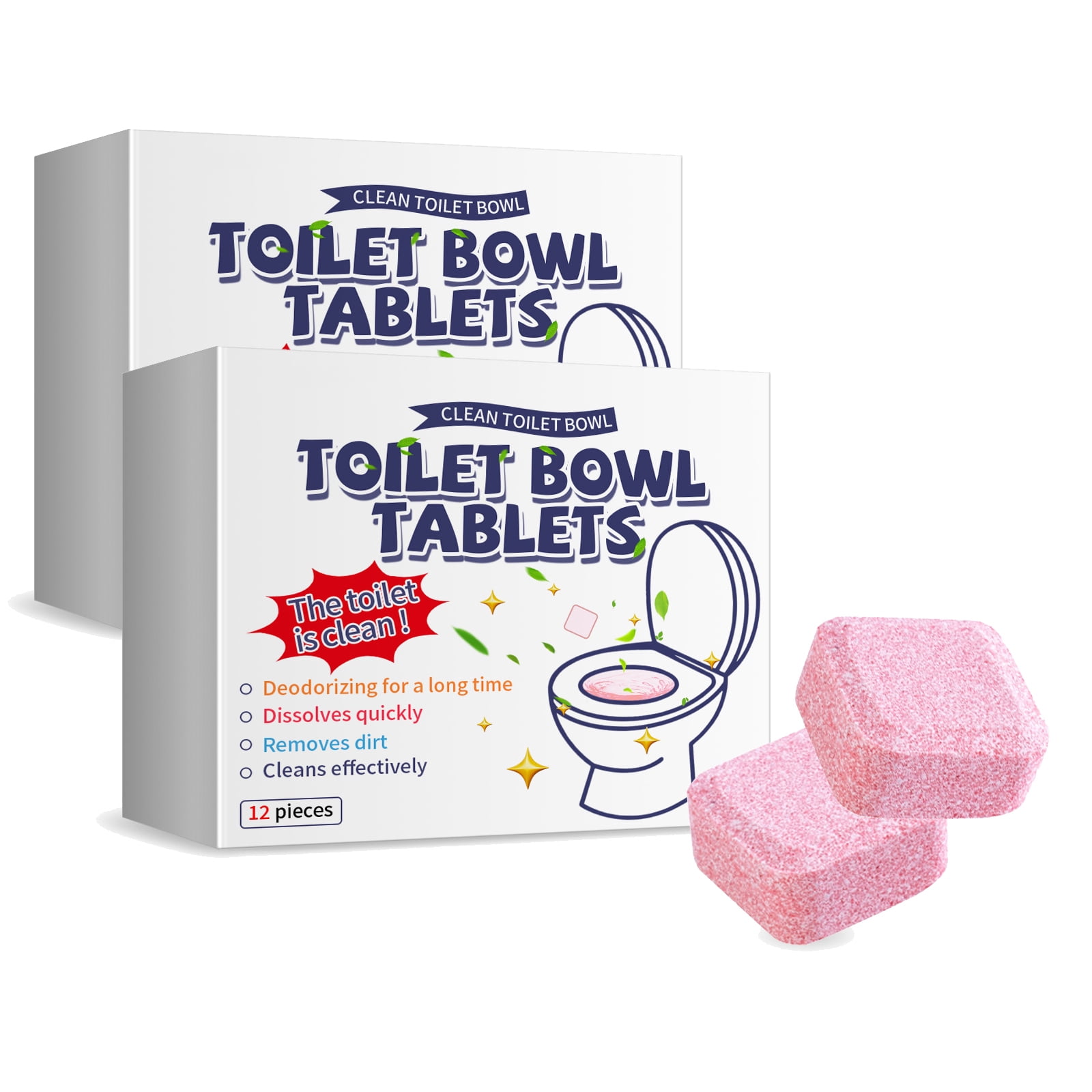 Toilet Bowl Tablets Cleaner,Toilet Cleaning Active Tablets,Toilet