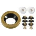 thumbnail image 1 of Toilet Bowl Wax Seal Kit, 1 Pack Toilet Bowl Wax Ring with Bolts, Bolt Caps and Extra Retainers Fits 3-inch Waste Line, 1 of 6