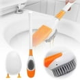 Toilet Brush 2024 New Stainless Steel E Power Scrub Brushes for Cleaning Shower Elbow Grease