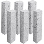 Toilet Brush, 6 Pack Pumice Stone Toilet Bowl Cleaning Brush, Remove Hard Rings, Calcium Buildup and Rust.