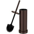 thumbnail image 1 of Toilet Brush and Holder Set: 304 Stainless Steel Heavy Duty Toilet Bowl Brush and Holder with Removable Inner Bowl and Splash Protection, Modern Long Handle Bathroom Cleaning Tool, 1 of 8