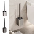 thumbnail image 1 of Toilet Brush and Holder Set with Drip Tray | Toilet Bowl Brush & Toilet Bowl Cleaner Brush Combo | Bathroom Cleaning Organizer | Strong Bristles | Easy Maintenance | Xuniizn, 1 of 7
